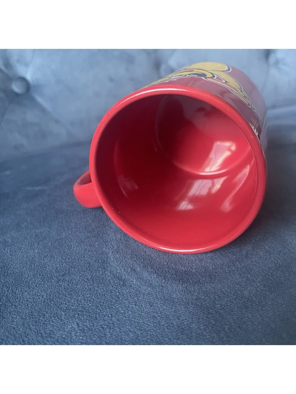 HARIBO Coffee Mug Gummy Gold Bear Red Yellow Novelty Baren Starker RARE PROMO